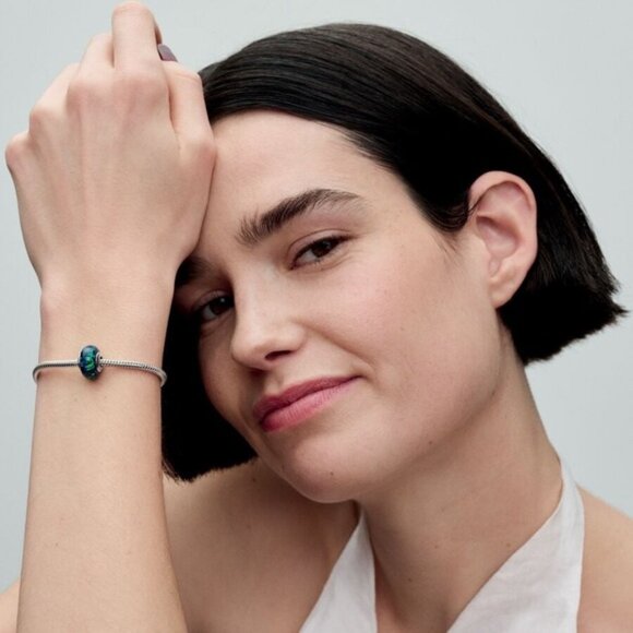 💎Pandora Opalescent Green Charm✨ - Picture 2 of 4